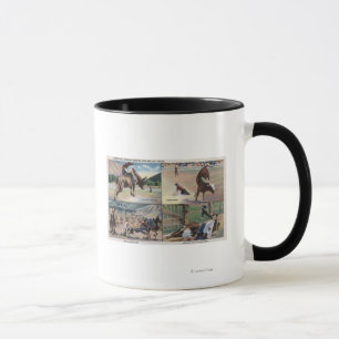 Sun Valley, IDRodeo Bull Dogging Scenes Mug