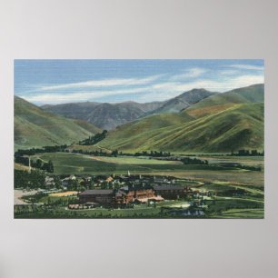 Sun Valley, IDSummer Scene of Sun Valley Lodge Poster