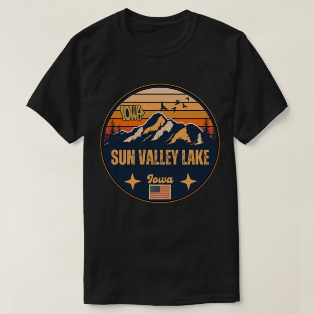 Sun Valley Lake, Iowa T-Shirt (Design Front)