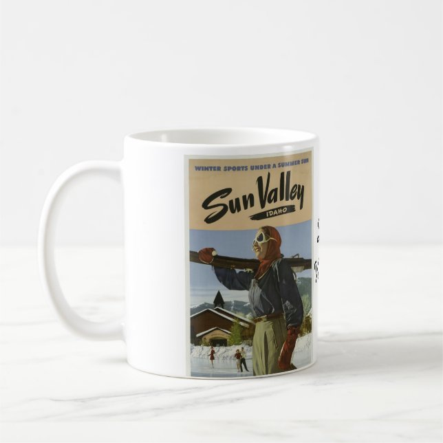 Sun Valley Ski Coffee Mug (Left)