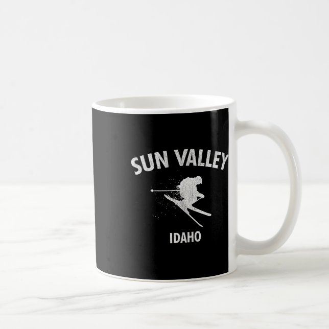 Sun Valley Skiing Tee Idaho Ski  Coffee Mug (Right)