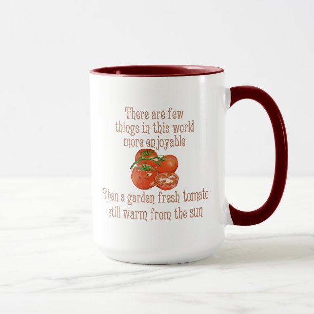 Sun Warmed Tomatoes Mug (Right)