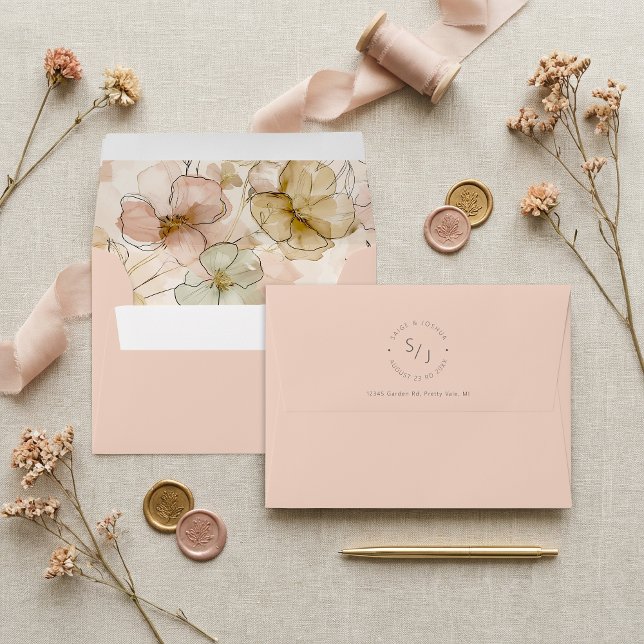 Sun-Washed Garden Blush ID1283 Envelope (Creator Uploaded)