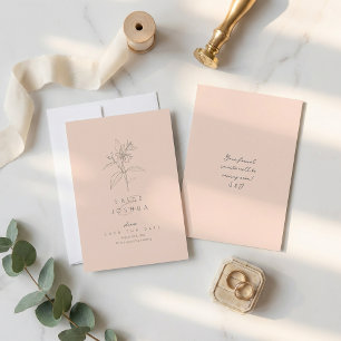 Sun-Washed Garden Wedding ID1283 Save The Date