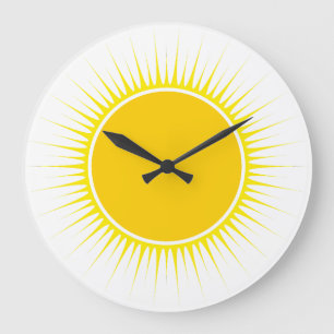 Sun watch large clock