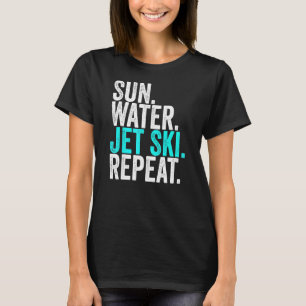 Sun Water Jet ski Repeat Vintage Jet Ski 1 T-Shirt