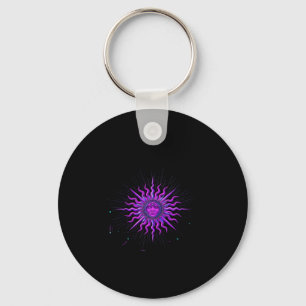 Sun - Whimsigoth Graphic Key Ring