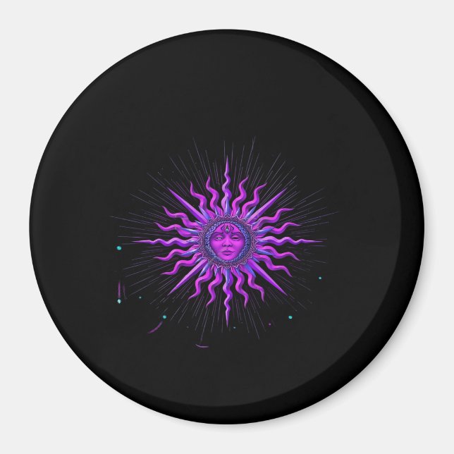 Sun - Whimsigoth Graphic Magnet (Front)