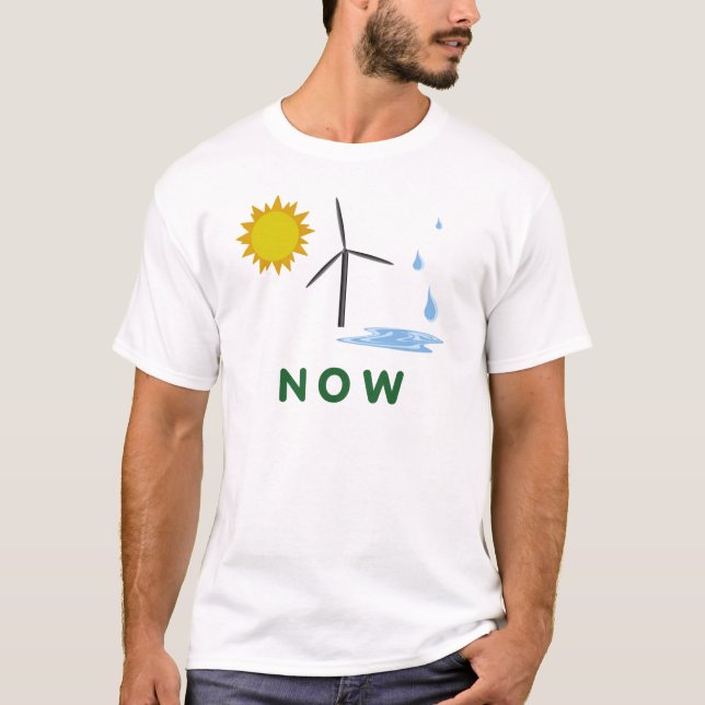 sun wind water now T-Shirt (Front)
