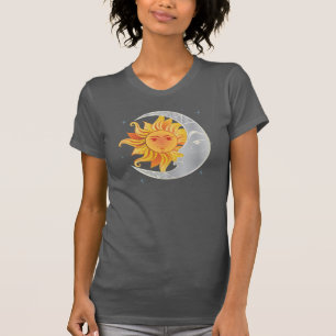 Sun with moon-graphic design T-Shirt. T-Shirt