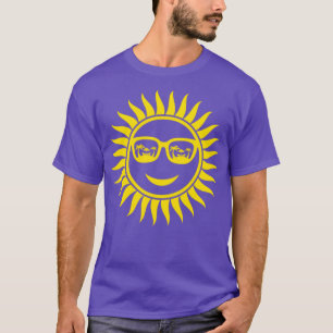 Sun with Summer Sunglasses  T-Shirt
