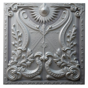 Sun Worship Ceramic Tile