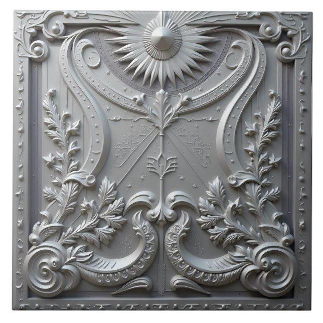 Sun Worship Ceramic Tile (Front)