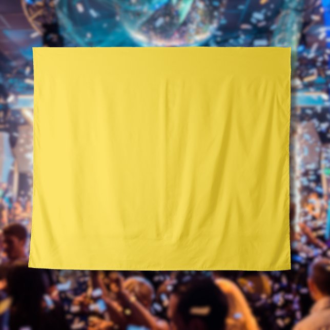 Sun Yellow Solid Colour | Classic Elegant Tapestry (Creator Uploaded)