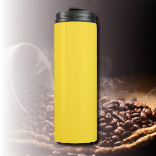 Sun Yellow Solid Colour Classic Elegant Thermal Tumbler