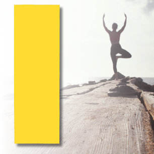 Sun Yellow Solid Colour   Classic Elegant Yoga Mat