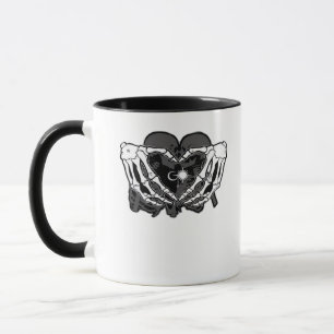 Sunand~1 - Skeleton Heart Hands Mug