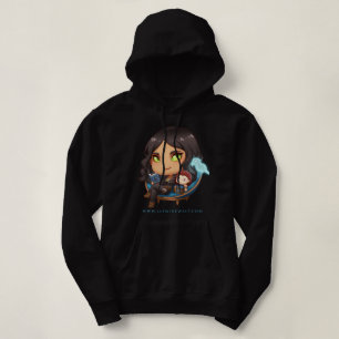 Sunaya Reading Chibi Hoodie