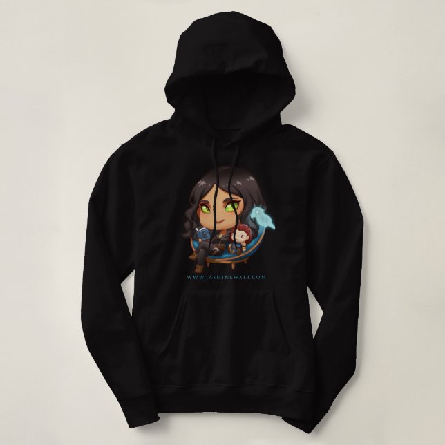 Sunaya Reading Chibi Hoodie (Design Front)