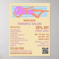 Sunbather, Tanning Salon Advertising