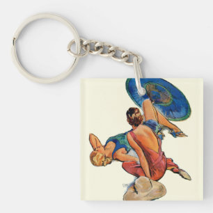 Sunbathers Key Ring