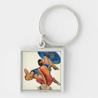 Sunbathers Key Ring