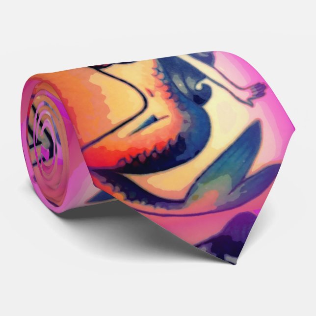 sunbathing mermaid beauty tie (Rolled)