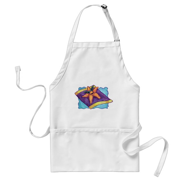 Sunbathing Starfish Standard Apron (Front)