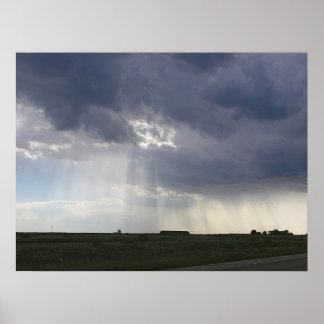 Sunbeam Landscape Poster