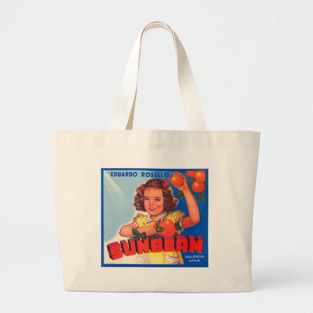 Sunbeam Large Tote Bag (Front)