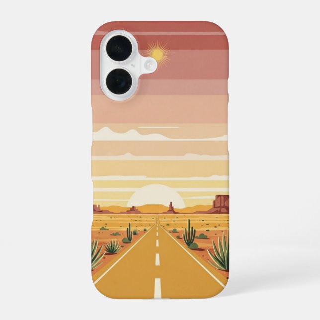 Sunbleached Miles iPhone 16 Case (Back)