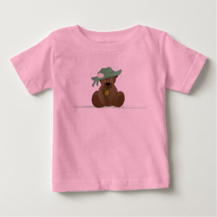 Sunbonnet Teddy Bear Baby T-Shirt