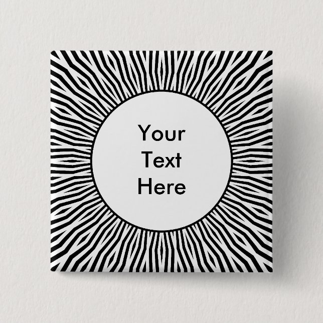 Sunburst 02 15 cm square badge (Front)