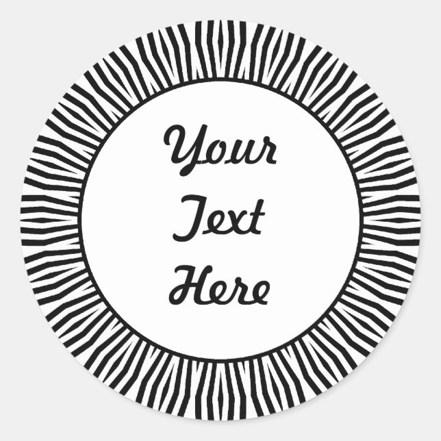 SunBurst 02 Classic Round Sticker (Front)