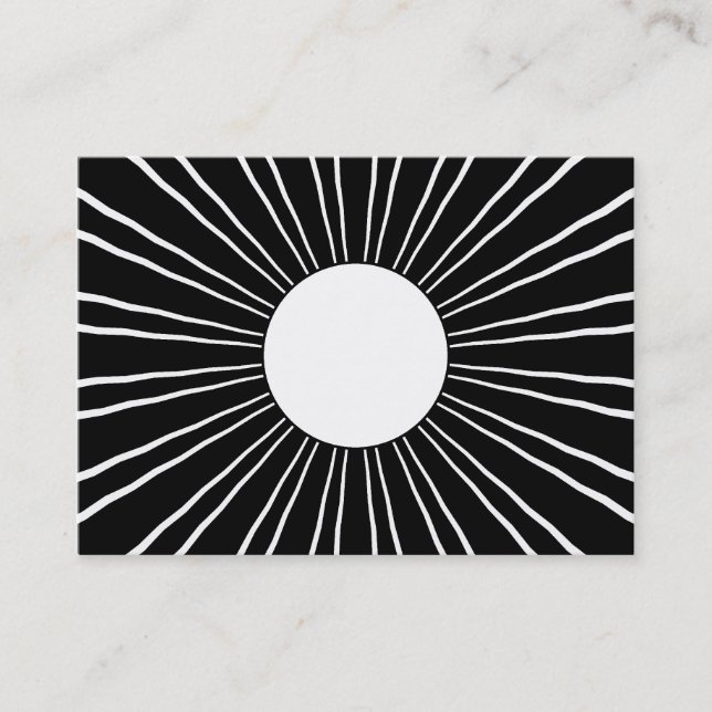 Sunburst 03 business card (Front)