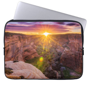 Sunburst at Canyon de Chelly, AZ Laptop Sleeve