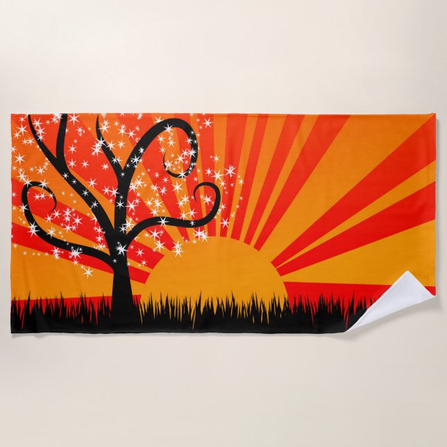 Sunburst Beach Towel (Front)