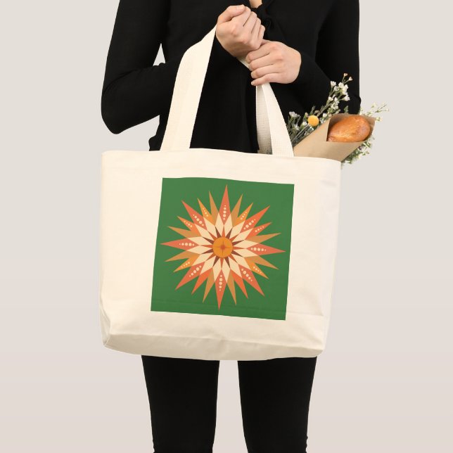 Sunburst Boho Tote Bag (Front (Product))