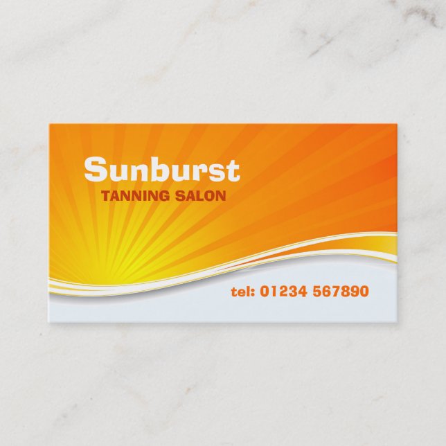 Sunburst Business Card (Front)