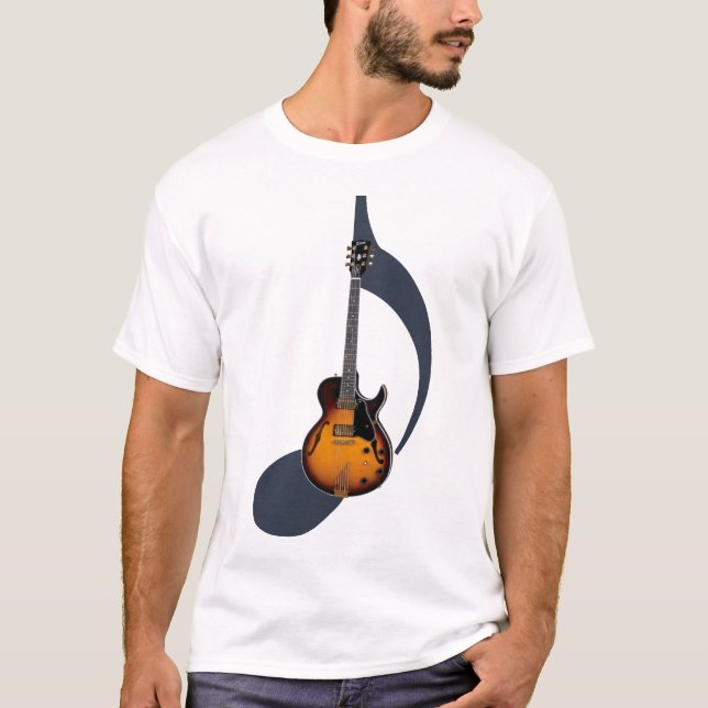 Sunburst Electric Guitar Note Shirt (Front)