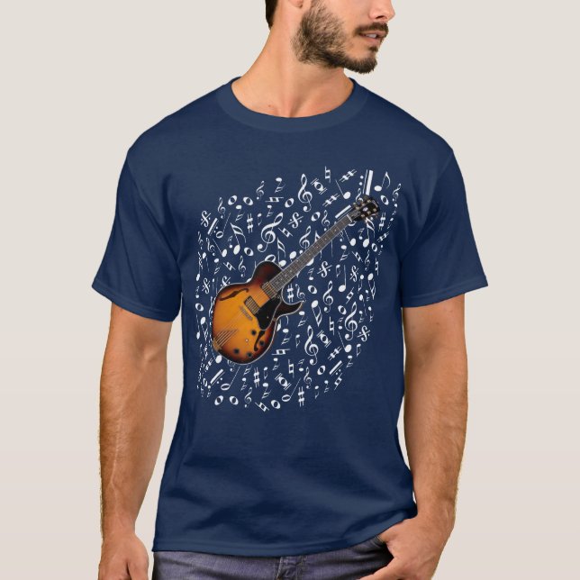 Sunburst Electric Guitar Shirt (Front)