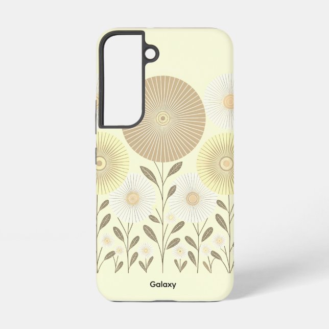 Sunburst Flower Emotional Galaxy S22 Case (Back)