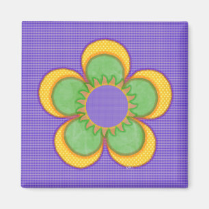 Sunburst Flower Magnet