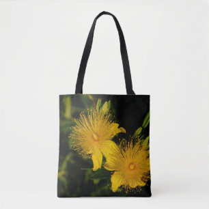 Sunburst Flowers Tote Bag