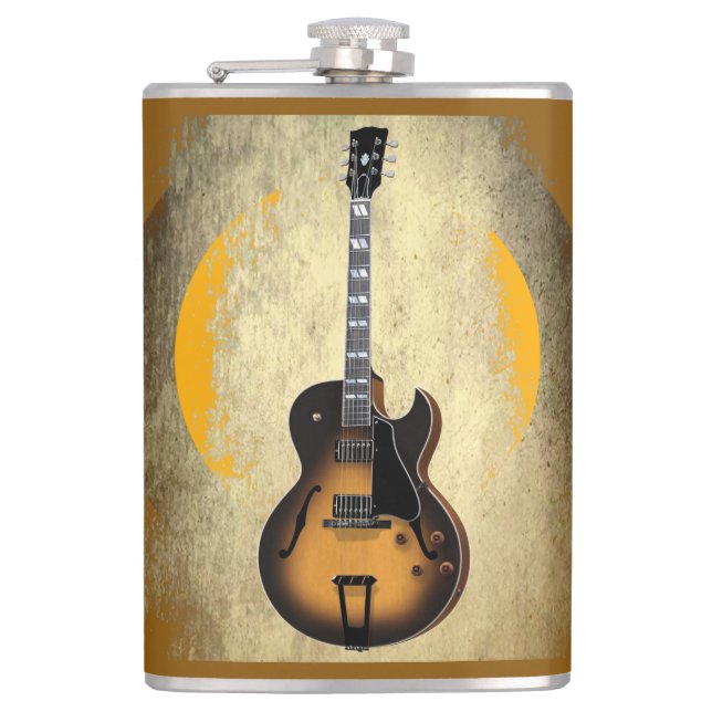 Sunburst Guitar Flask (Front)
