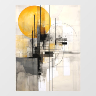 Sunburst in Black and Gold