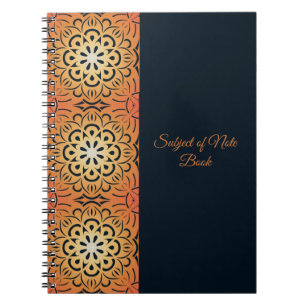 Sunburst Mandala Notebook