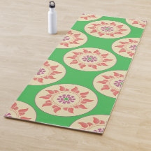 Sunburst Mandala Peaceful Yoga Mat