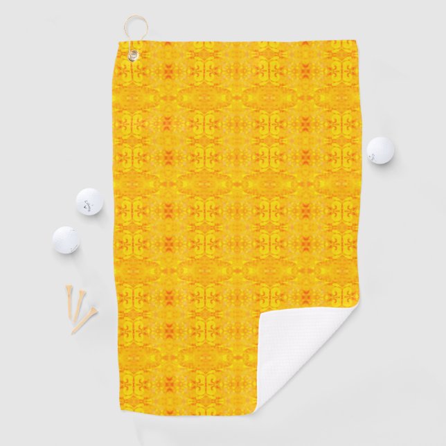 Sunburst Mosaic Golf Towel (InSitu)