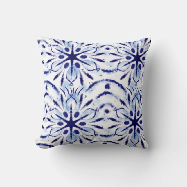 “Sunburst Mosaic Pillow” Cushion (Front)